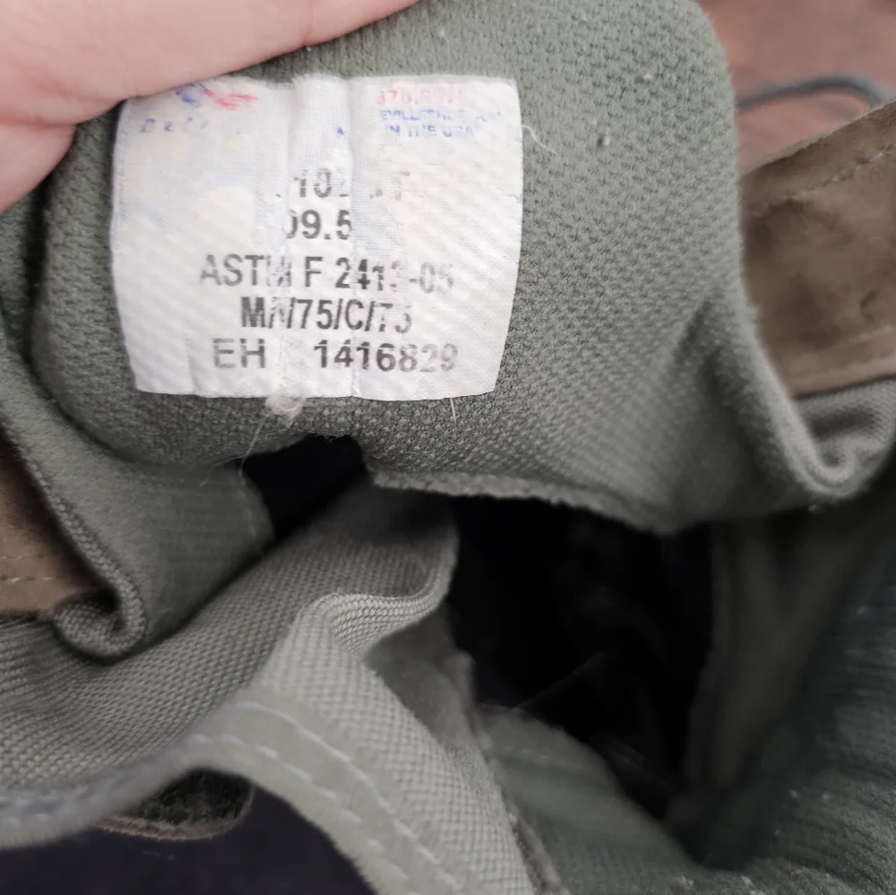 Beleville Khaki Olive Green Combat Tactical Boots‎ Sz 9.5